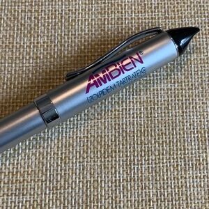 Ambien pen. Needs refill. Pharmaceutical collectibles